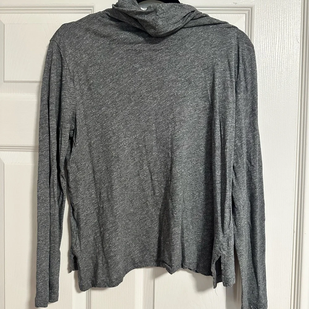 Madewell Heather Gray Turtleneck - Picture 2 of 3